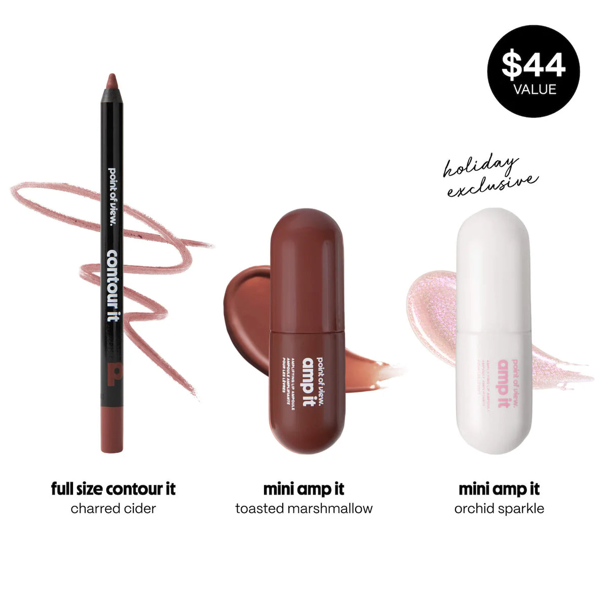 Sephora Amp Kit Edit Lip Trio Makeup Gift Set