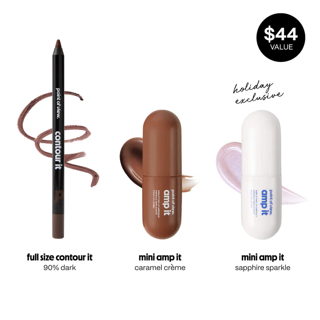 Sephora Amp Kit Edit Lip Trio Makeup Gift Set