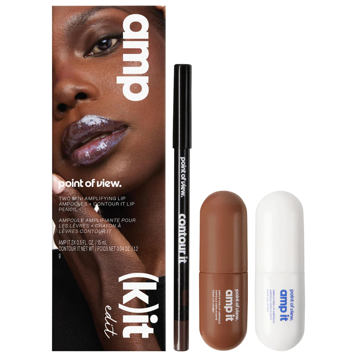 Sephora Amp Kit Edit Lip Trio Makeup Gift Set