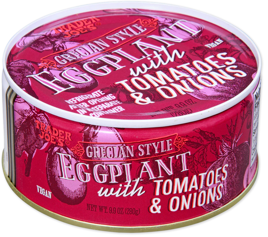 Trader Joe's Grecian Style Eggplant with Tomatoes Onions