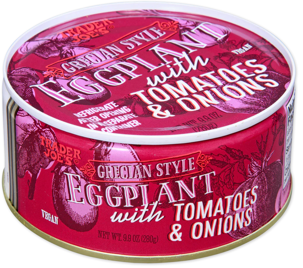 Trader Joe's Grecian Style Eggplant with Tomatoes Onions