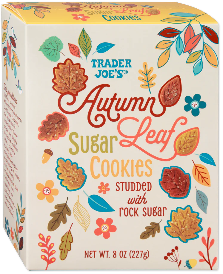 Trader Joe's Autumn Leaf Sugar Cookies