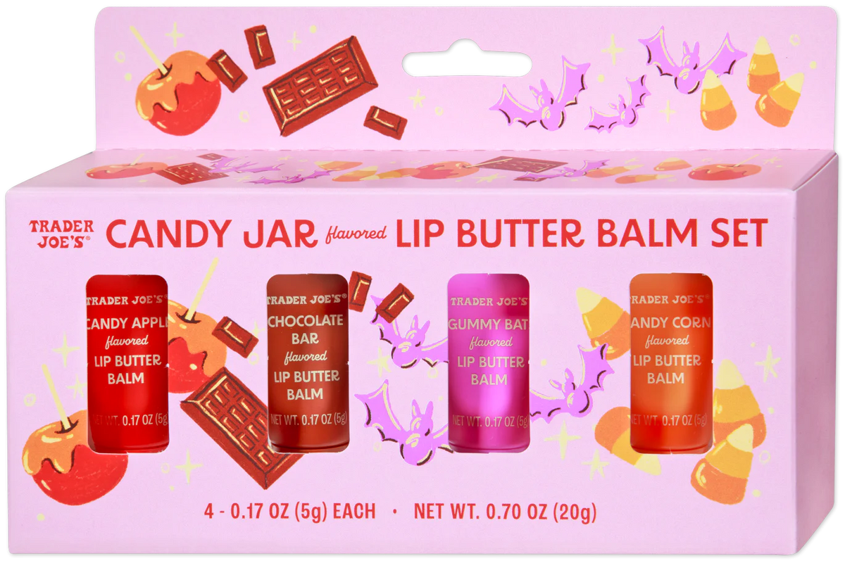 Trader Joe's Candy Jar Flavored Lip Butter Balm Set